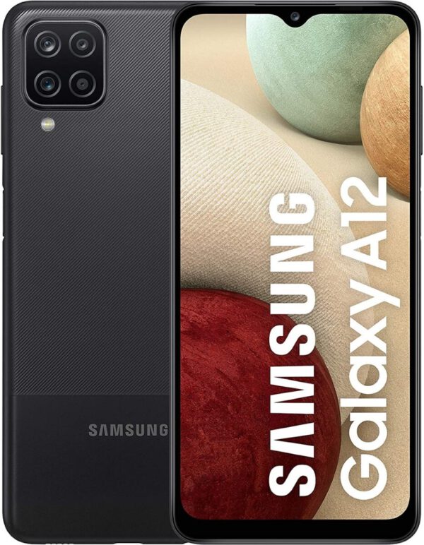 Samsung Galaxy A12 CPU Change, 64 GB + 4 GB, black