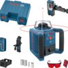 Bosch GRL 300 HV rotatie laser + afstandsbediening (RC 1) + houder (WM 4) + laser ontvanger (LR 1) set in koffer