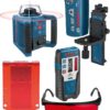 Bosch GRL 300 HV rotatie laser + afstandsbediening (RC 1) + houder (WM 4) + laser ontvanger (LR 1) set in koffer - Afbeelding 3