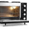 StarQ Compacte Oven 32 Liter Met 2 Kookplaten Zwart - Afbeelding 2