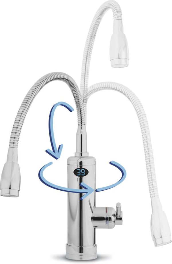 Aquadon Smart Heater Elektrische doorstromer Met Temperatuurweergave - Afbeelding 2