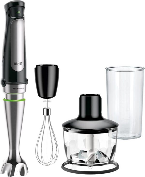 Braun MQ7035X MultiQuick 7 Staafmixer Zwart/RVS