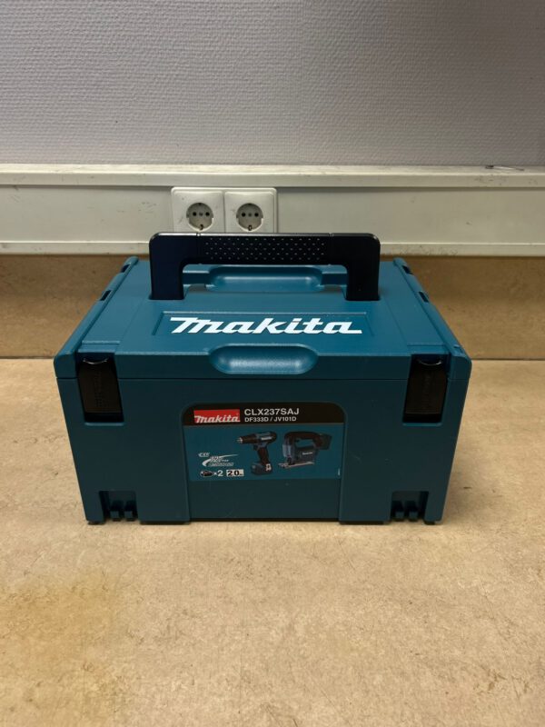 Makita combiset -Klopboor-/Schroefmachine + Accu Decoupeerzaag - + Koffer- 2 accu's - Afbeelding 10
