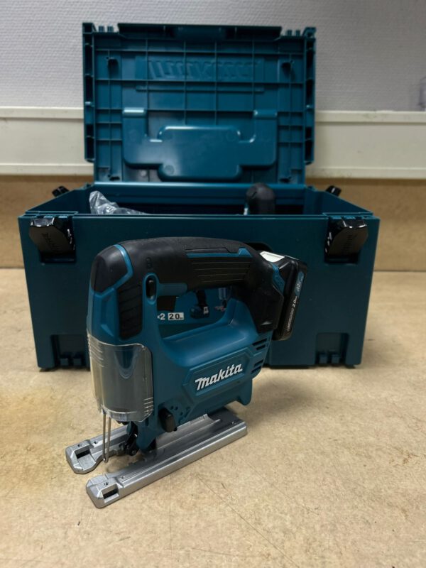 Makita combiset -Klopboor-/Schroefmachine + Accu Decoupeerzaag - + Koffer- 2 accu's - Afbeelding 11