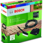 Bosch AQT Accessoire - Autoreinigingsset: 90°-spuitlans, wasborstel, verlengslang 6 m, microvezeldoek