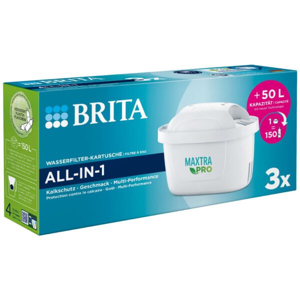 BRITA Maxtra Pro All-in-1 Waterfilterpatroon, 3 stuks