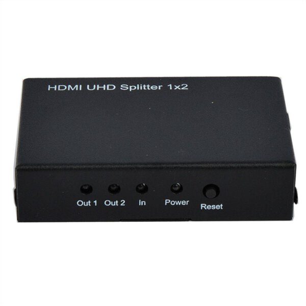 Roline 14.01.3585 HDMI splitter 3840 x 2160 p Black - Afbeelding 2