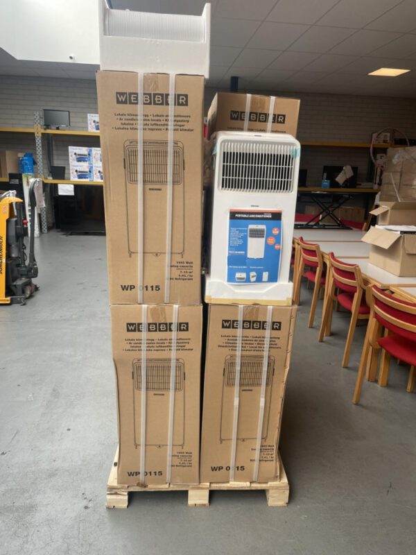 Mobiele airconditioner WP0115 WEBBER - Klasse A - Luchtvolume 240m3/h - 1,5 kW - Afbeelding 2