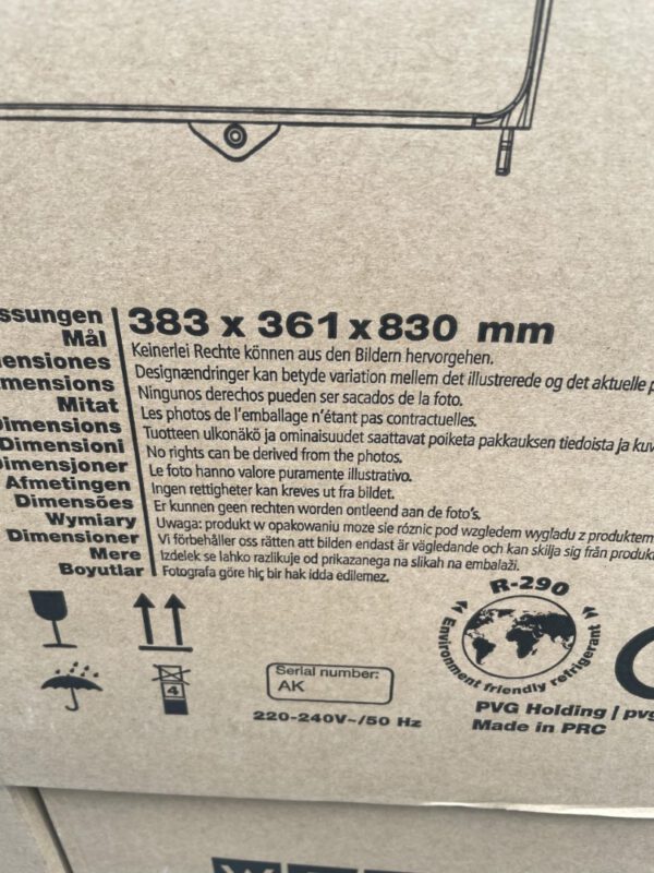 Mobiele airconditioner WP0115 WEBBER - Klasse A - Luchtvolume 240m3/h - 1,5 kW - Afbeelding 8
