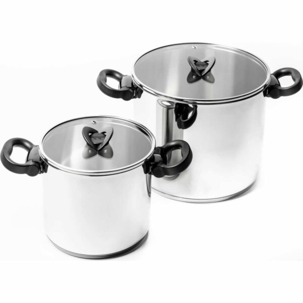 Tefal Modulo XL C816S2 Edelstahl 4-tlg. Kookpanset stapelbaar