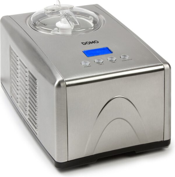 Domo DO9066I - Roomijsmachine - Zelfvriezend - 1,5L - RVS - Afbeelding 3