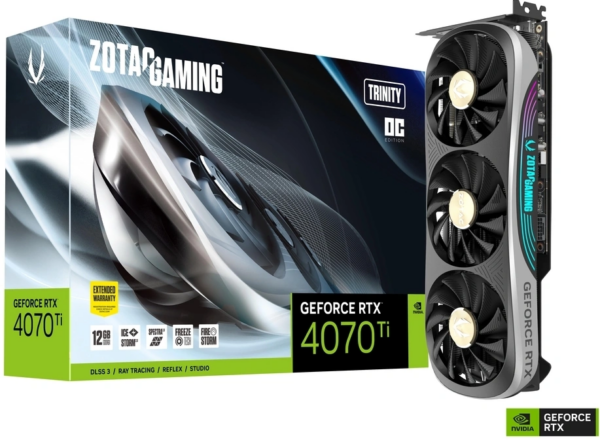 Zotac Gaming GeForce RTX 4070 Ti Trinity OC