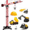 Dickie Toys Bouwvoertuig Kant-en-klaar model Kraan (model)