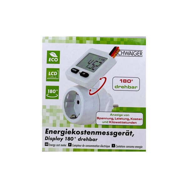 Elektriciteitsverbruiksmonitor Energiekostenmeter Verbruiksweergave - Afbeelding 3