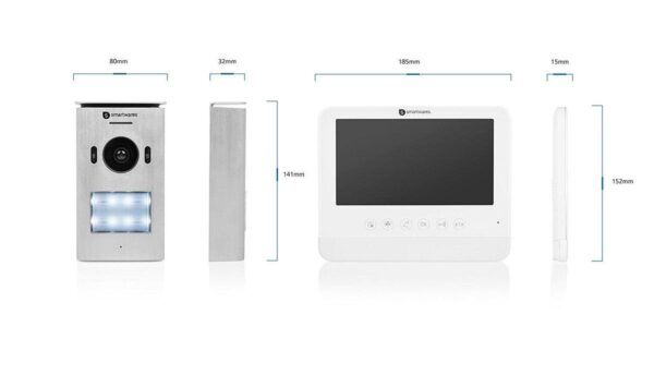 Smartwares DIC-22212 Deurbel- Intercom en Camera - Afbeelding 2