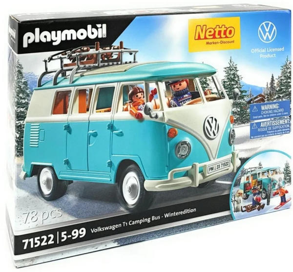 PLAYMOBIL 71522 Volkswagen T1 Campervan - Wintereditie