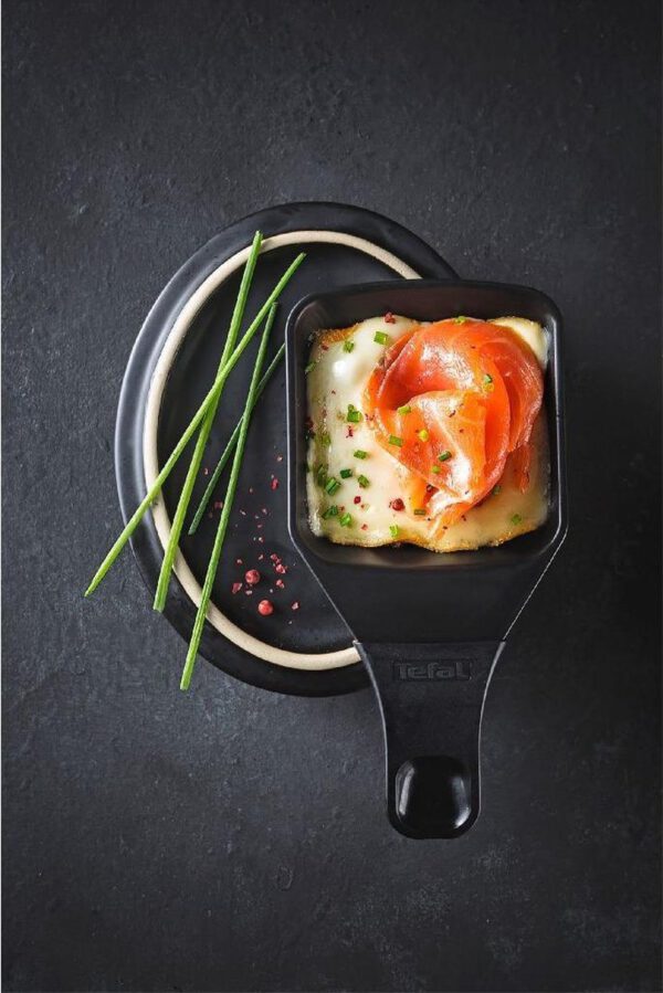 Tefal RE610D 3in1 8-Persoons Raclette Zwart/RVS/Hout - Afbeelding 3