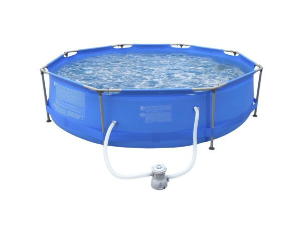 Avenli® Frame Pool Set 300 x 76 cm, Opzetzwembad rond, met pomp, blauw - Afbeelding 2