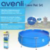 Avenli® Frame Pool Set 300 x 76 cm, Opzetzwembad rond, met pomp, blauw - Afbeelding 11