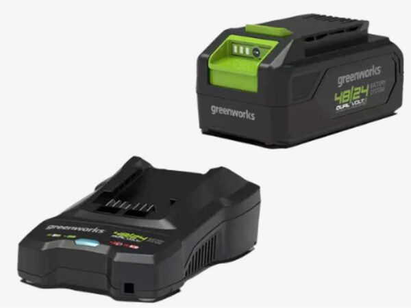 Snoerloze Elektrische Grasmaaier Greenworks G48LM41 48V - Snijbreedte 41 cm - Batterij 4Ah - Batterij 4Ah - Inclusief Batterij en oplader - Afbeelding 6