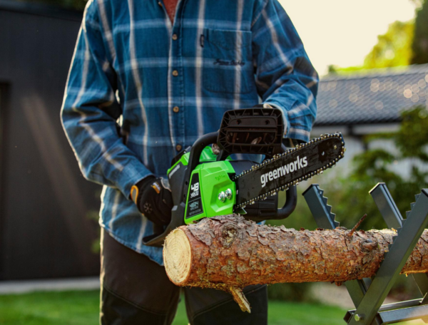 Accu Kettingzaag GREENWORKS GD48CS36KC nu 48 V, Zaagblad van 36 cm - (geen accu) - Afbeelding 2