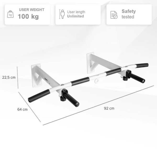 Optrekstang multifunctioneel - Wit/Zwart - Afbeelding 2