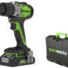 GREENWORKS 24 Volt accu schroef-klopboormachine GD24DD60K2 - Afbeelding 4