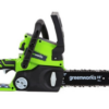 GREENWORKS 24 Volt Accu Kettingzaag - oplader G24CS25 - met Accu en Oplader - Afbeelding 4