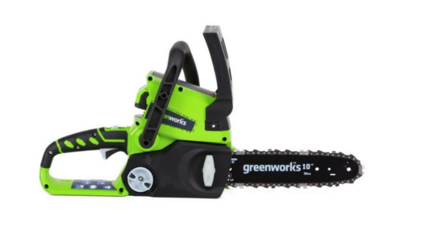 GREENWORKS 24 Volt Accu Kettingzaag - oplader G24CS25 - met Accu en Oplader - Afbeelding 4