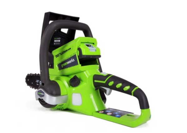 GREENWORKS 24 Volt Accu Kettingzaag - oplader G24CS25 - met Accu en Oplader - Afbeelding 2