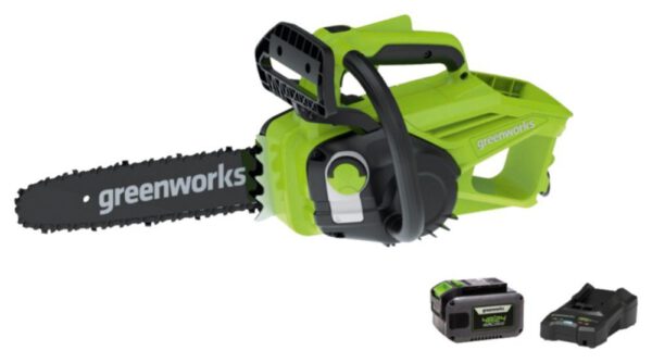 GREENWORKS Kettingzaag 48V + batterij 4 Ah + oplader