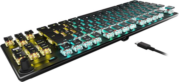 Roccat Vulcan TKL Pro Compact optisch RGB-gamingtoetsenbord - AZERTY - Afbeelding 4