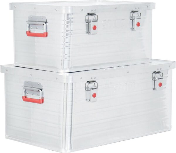 Stier Transportkisten - 50L en 85L - 2 Stuks