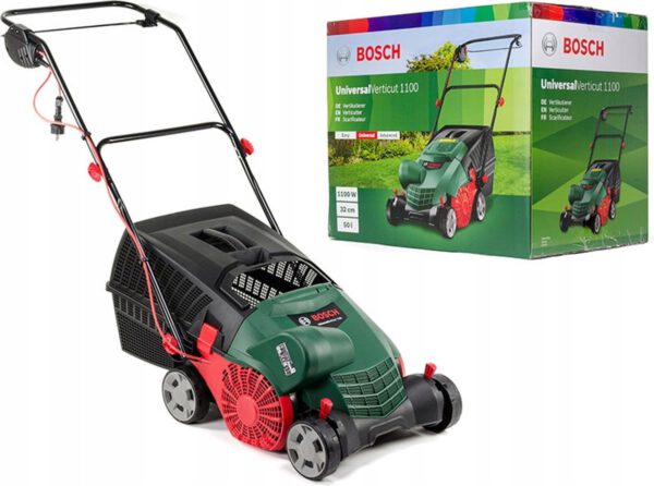 Bosch UniversalVerticut 1100 Verticuteermachine - op snoer - 1100 W - 32 cm maaibreedte - Met 50 liter opvangbak - Afbeelding 3