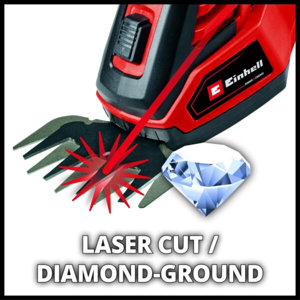 Einhell Accu Gras-/Heggenschaar GE-CG 18/100 Li T Solo - Afbeelding 2