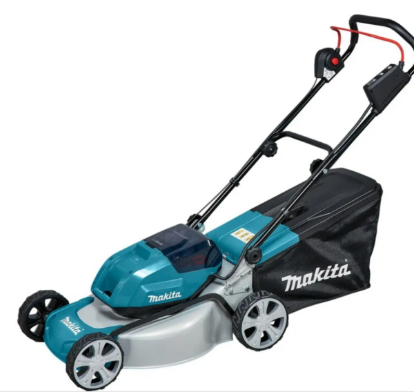 Makita DLM463PT2 accu grasmaaier 2x18 V Li-Ion 46cm + 2 accu's en 1 lader - Afbeelding 4