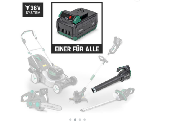 STIER Snoerloze blazer SLG-92 + accu 36 V 40 Ah + snellader 36 V 3 A - toebehoren bosmaaier - Afbeelding 4