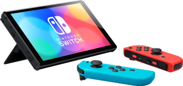 Nintendo Switch OLED - Blauw/Rood - Afbeelding 5