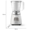 Philips Daily Blender 350 Watt - Compacte blender - Wit - Afbeelding 2