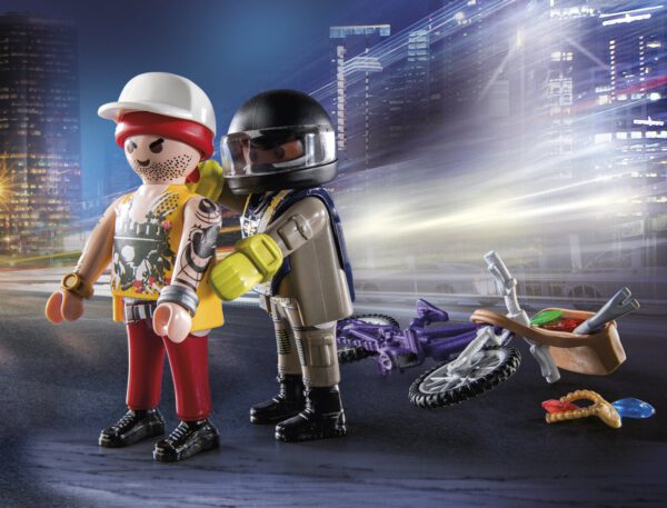 PLAYMOBIL City Action Starter Pack speciale eenheid en juwelendief 71255 - Afbeelding 3