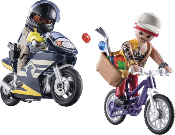 PLAYMOBIL City Action Starter Pack speciale eenheid en juwelendief 71255 - Afbeelding 2