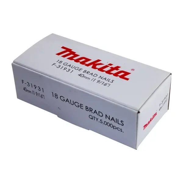 Makita Dyckert naula 1,2x40mm 18G F-31931 5000kpl - Afbeelding 2