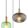 Globo Hanglamp Normy messing rond