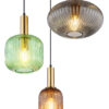 Globo Hanglamp Normy messing rond - Afbeelding 2