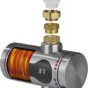 GARVIDA doorstroomverwarmer compact - roestvrij staal/zwart