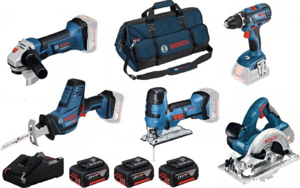 Bosch Toolkit 5 | Combiset | 18V | Li-Ion | 4.0Ah