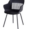 Hartman Outdoor 2-delige Tuinstoelenset Jill Rondo Zwart