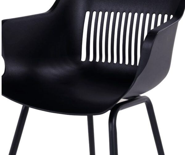 Hartman Outdoor 2-delige Tuinstoelenset Jill Rondo Zwart - Afbeelding 5