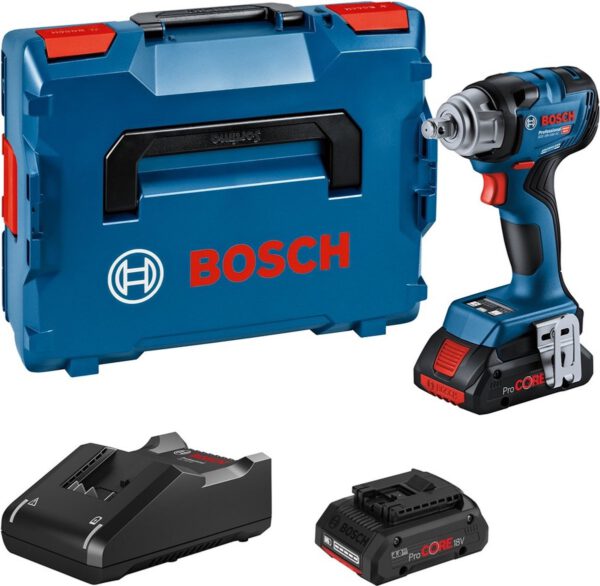 Bosch Professional GDS 18V-330 HC Accu Slagmoeraanzetter 18V 4.0Ah in L-Boxx - 06019L5002