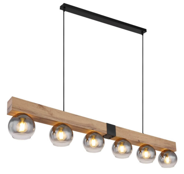 Globo Hanglamp Moitas 6-lichts recht